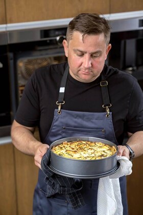 Quiche s medvedím cesnakom a zemiakmi