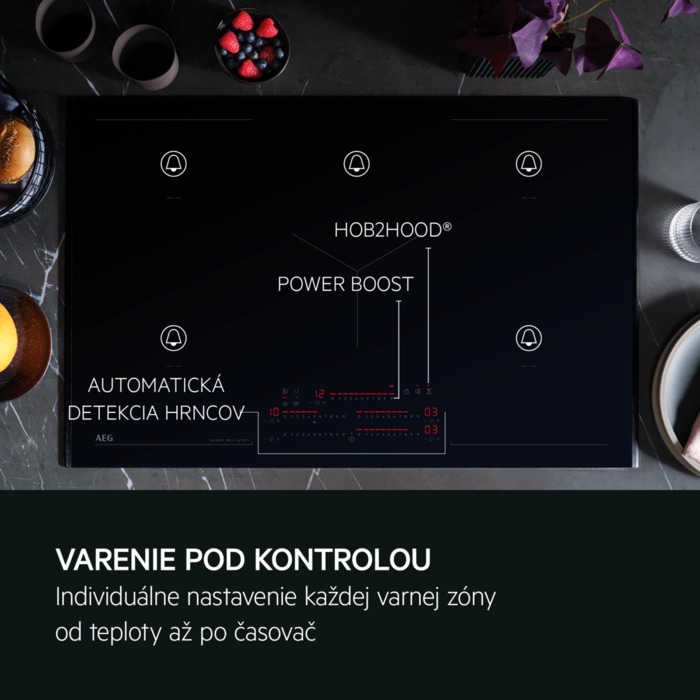 AEG - Indukčné varné dosky - NIK85M30IB