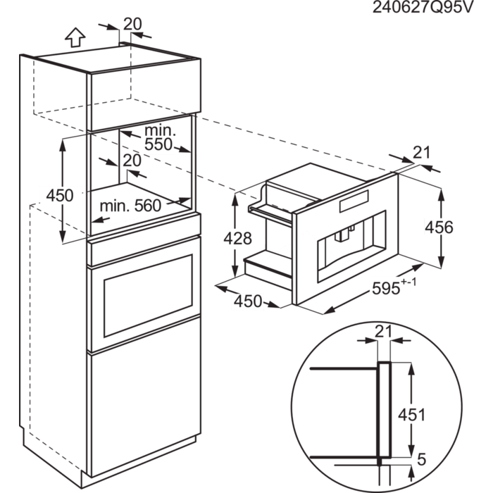 AEG - Vstavané automaty na espresso - NKC8N7T