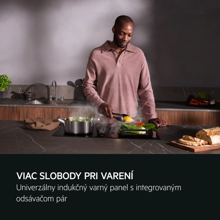 AEG - Kombinácie varné dosky a odsávača - NCH74B01CB