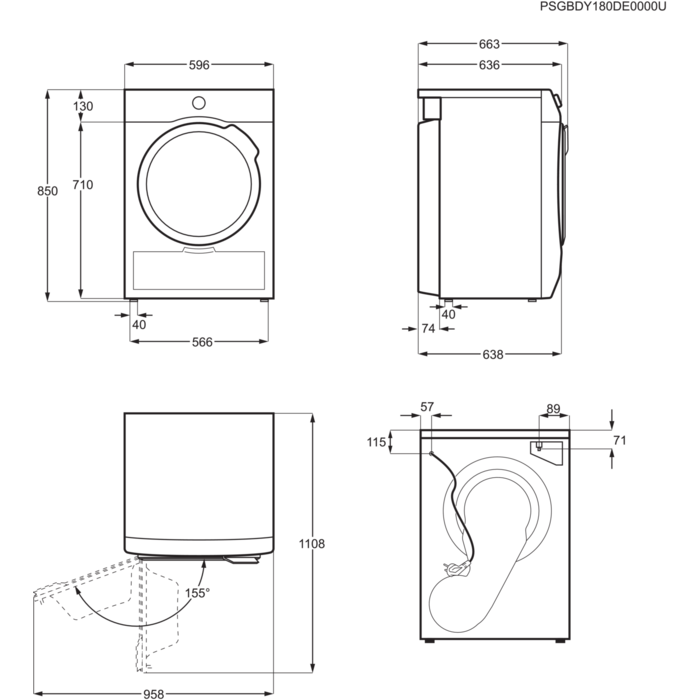 AEG - Sušičky s tepelným čerpadlom - TR718L4C