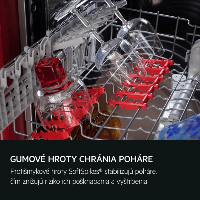 GUMOVÉ HROTY CHRÁNIA POHÁRE Protišmykové hroty SoftSpikes® stabilizujú poháre, čím znižujú riziko poškriabania a vyštrbenia