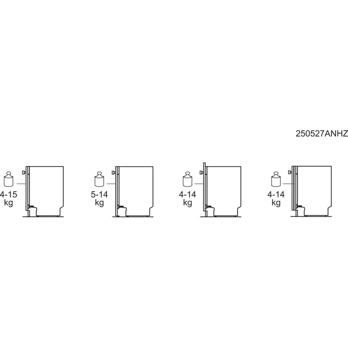 Installation Diagram with product measurements