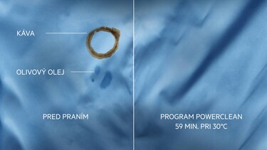 Porovnanie výsledku s Powerclean a bez Powerclean
