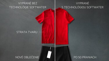 Porovnanie výsledkov so systémom SoftWater a bez neho