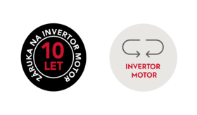 Ikona pre motor invertor a predĺženú záruku 10 rokov