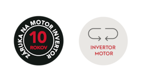 Ikona pre motor invertor a rozšírenú záruku 10 rokov