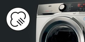 Detailní záběr na pračku AEG ProSteam®